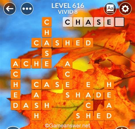 Wordscapes level 616 answers .